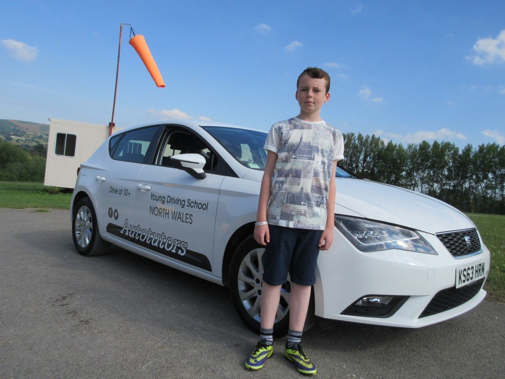 boy and car